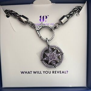 Elegant Purple Star Pendant Necklace